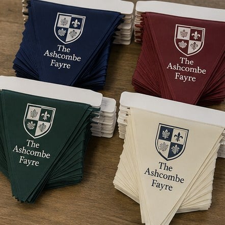 Customized mini flags for boardrooms and reception
